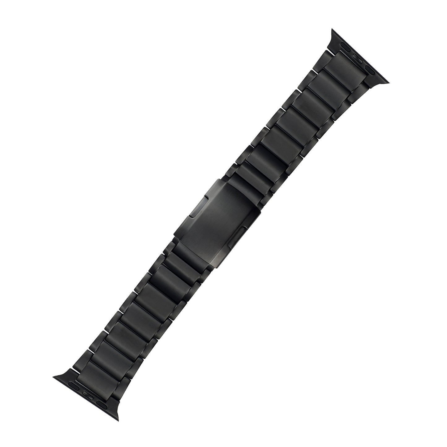 One Bead Titanium Steel Watchband Replacement Strap for Apple Watch Ultra 49mm / Series 8 / 7 45mm / Series 6 / 5 / 4 / SE / SE (2022) 44mm / Series 3 / 2 / 1 42mm - Black