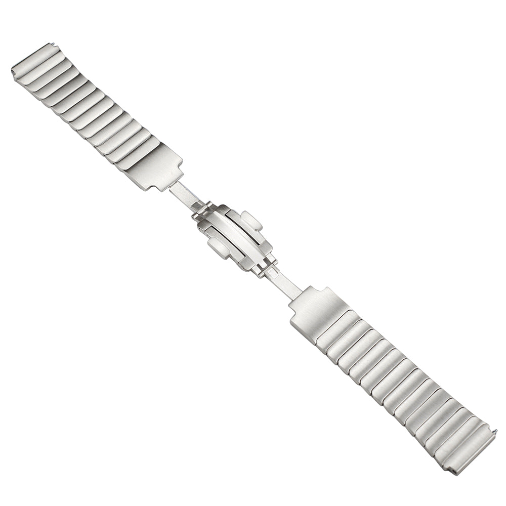 22mm Stainless Steel Quick Release Smart Watch Band Bracelet Strap Replacement for Huawei Watch GT 2 Pro Porsche - Silver
