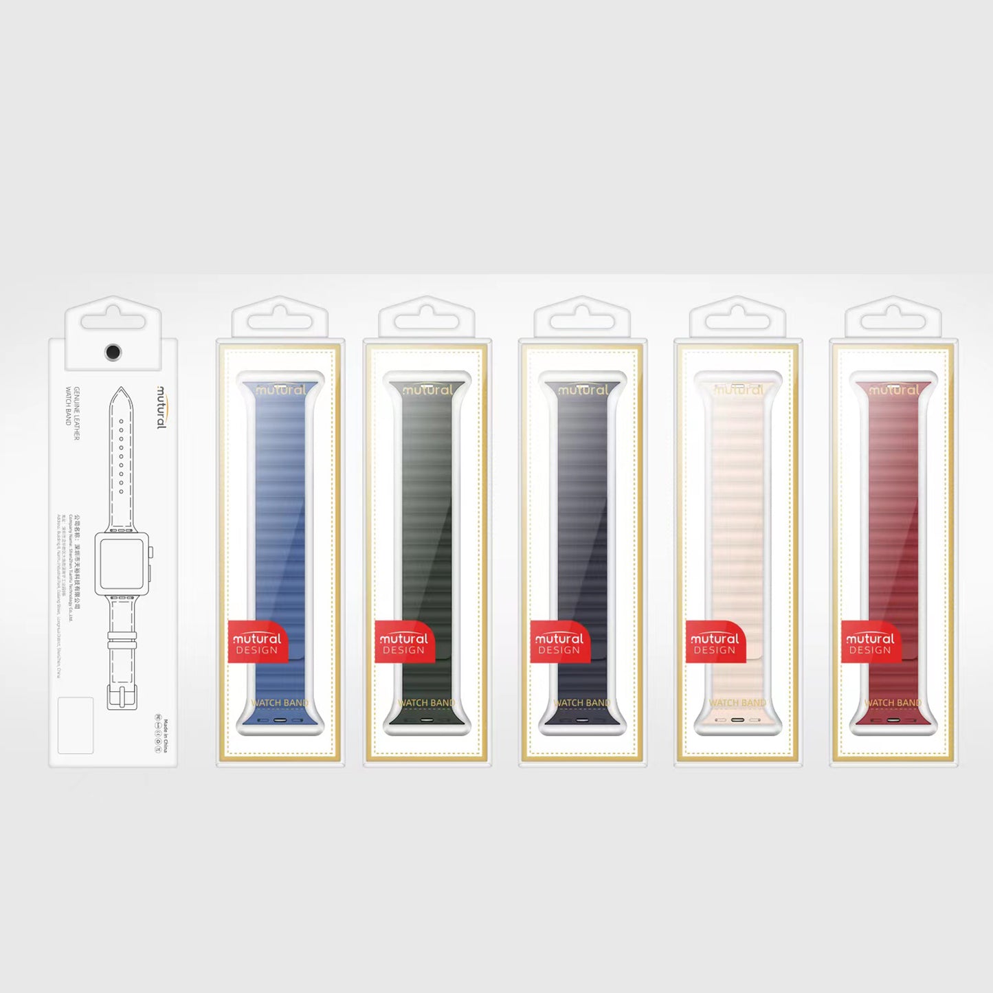 MUTURAL Modi Series Sweatproof Silicone Watch Band Adjustable Magnetic Wrist Strap for Apple Watch Series 8 41mm / Series 7 41mm / 6 / 5 / 4 / SE / SE(2022) 40mm / 3 / 2 / 1 38mm - Starlight