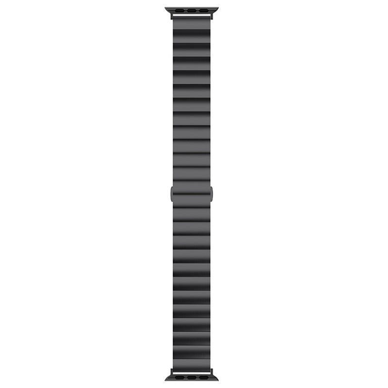 Metal Watch Strap Smart Watch Band Replacement for Apple Watch Series 8 41mm / Series 7 41mm / Watch Series 6 / 5 / 4 / SE / SE(2022) 40mm / Watch Series 1 / 2 / 3 38mm - Black