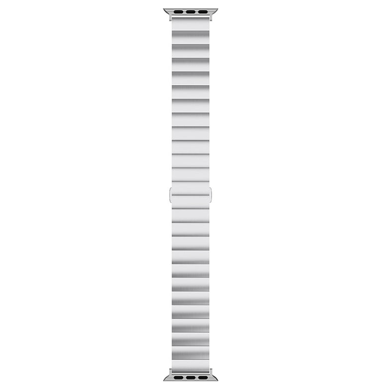 Metal Watch Strap Smart Watch Band Replacement for Apple Watch Series 8 41mm / Series 7 41mm / Watch Series 6 / 5 / 4 / SE / SE(2022) 40mm / Watch Series 1 / 2 / 3 38mm - Silver