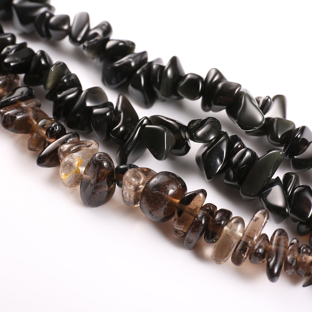 Natural Stones Watch Strap Replacement Wrist Band Bracelet for Apple Watch Series 8 41mm / Series 7 41mm / SE / SE(2022) / Series 6 / 5 / 4 40mm / Series 3 / 2 / 1 38mm - Black