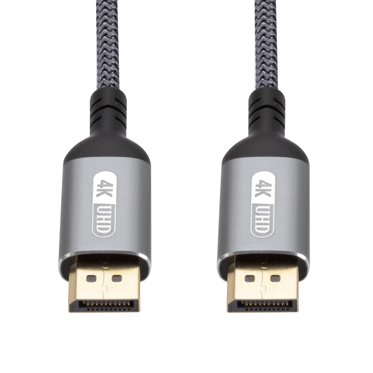 Uniqkart 2m DP Cable Convertor 4K High Speed Gold-plated Interface Braided Displayport Cord for Computer Gaming