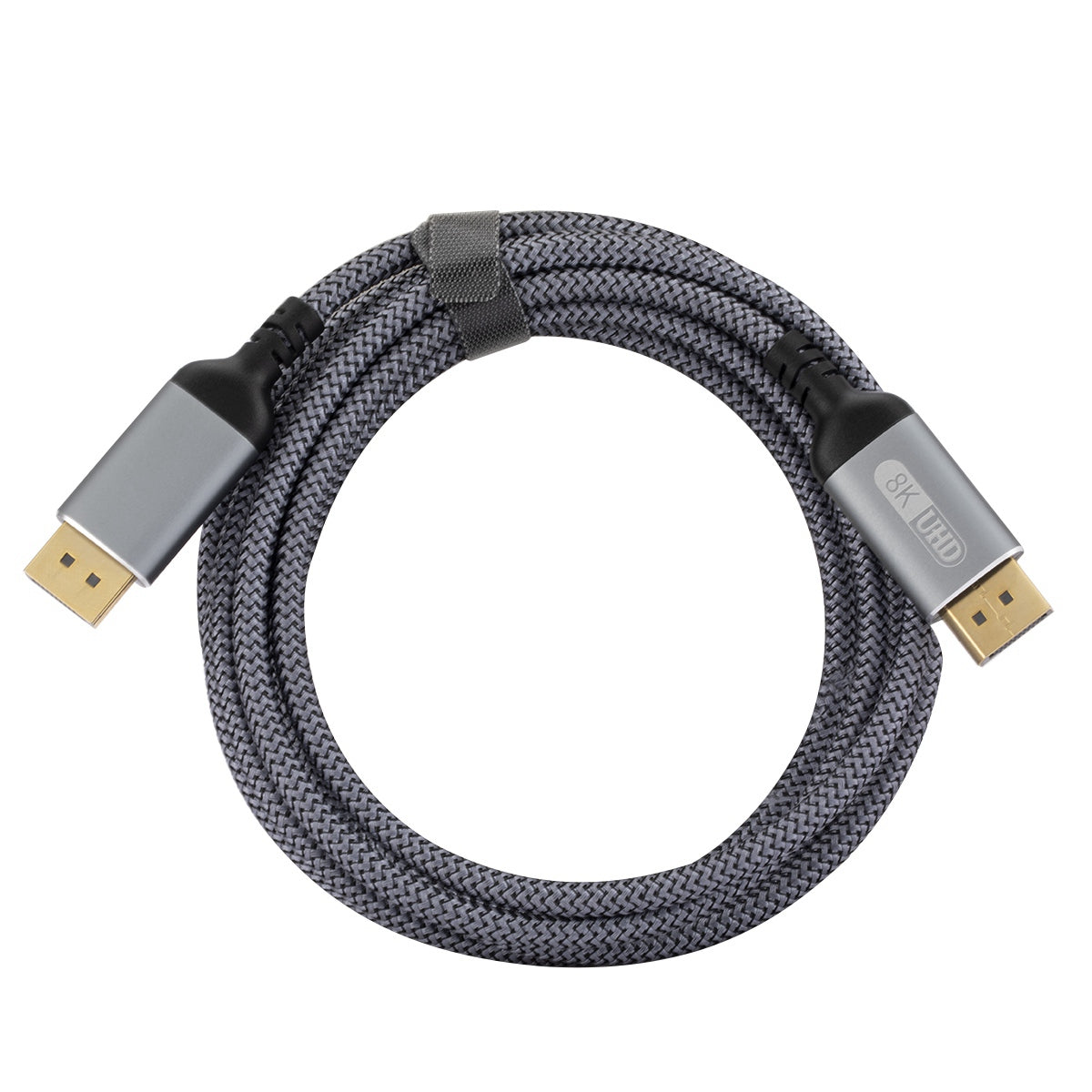 Uniqkart 5m 8K UHD DisplayPort Cable Nylon Braided DP to DP Adapter Cord Gold-Plated DisplayPort Cable for Gaming Monitor Graphics Card