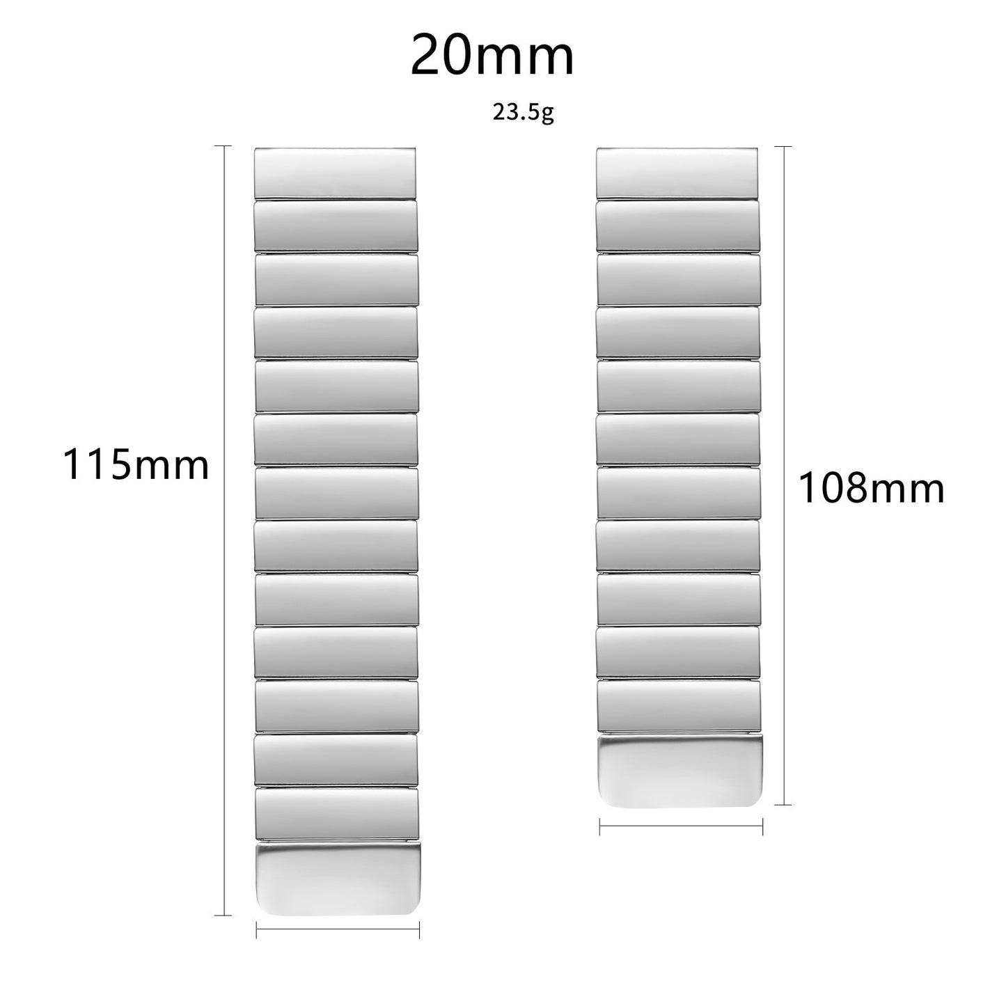 For Huawei Watch GT 3 Pro 46mm / Apex 46mm / Apex Pro, Replacement Watch Band Universal 22mm Magnetic Stainless Steel Watch Strap - Pink