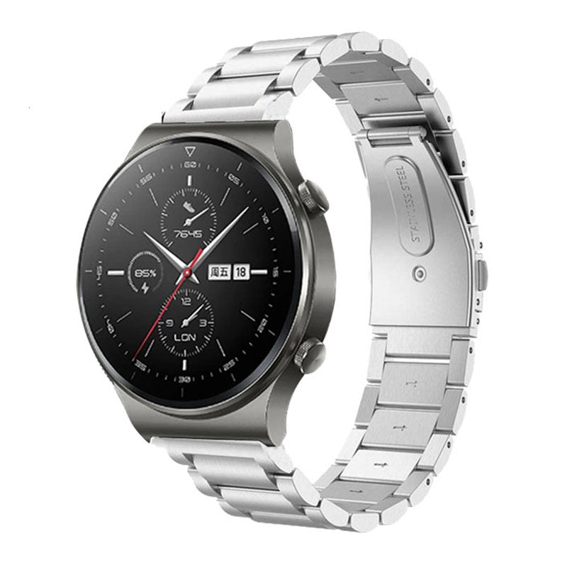 For Huawei Watch Fit mini / Watch B3 / B6 Quick Release Watch Strap Titanium Steel Watch Band 16mm Replacement Strap with Folding Clasp - Silver