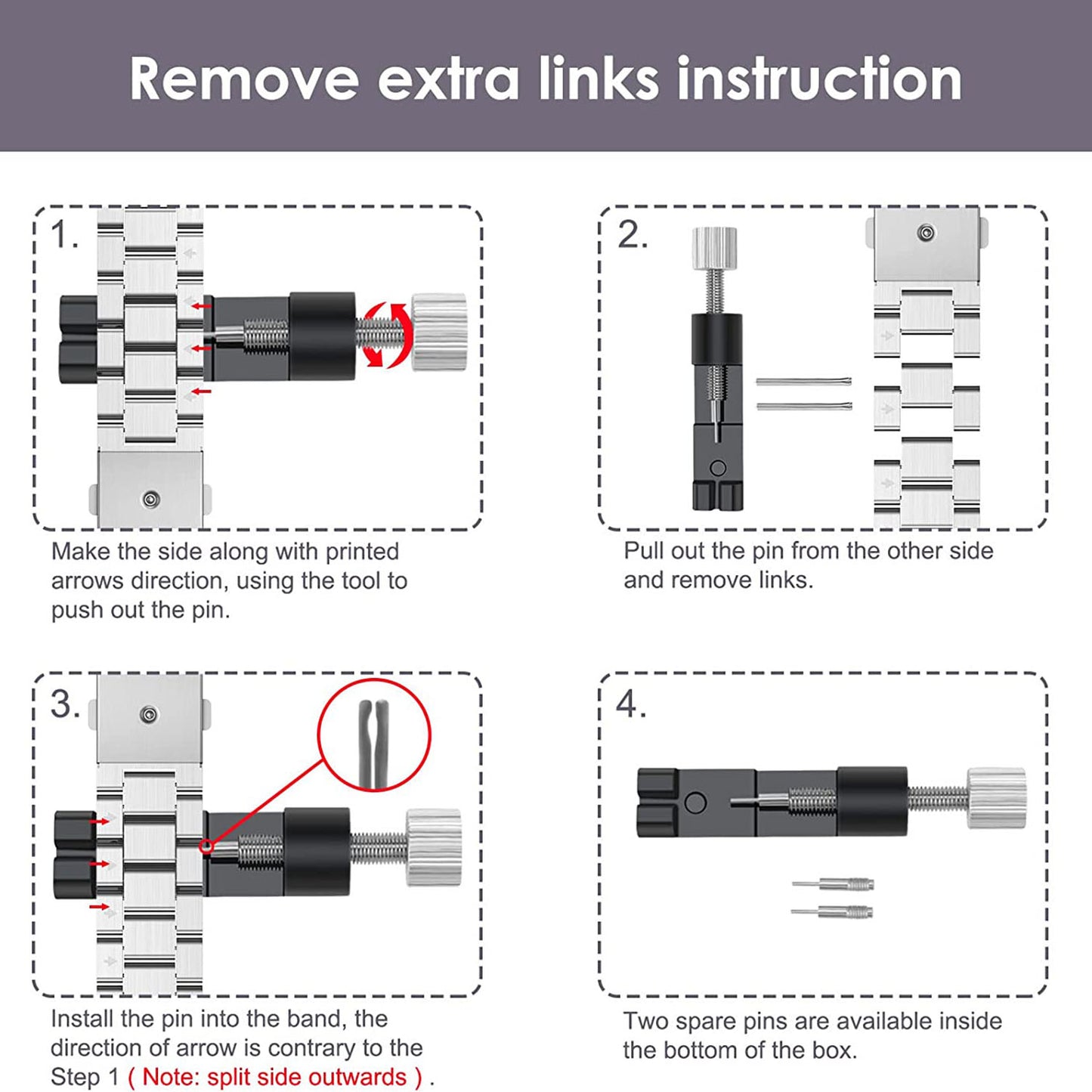 For Huawei Watch Fit mini / Watch B3 / B6 Quick Release Watch Strap Titanium Steel Watch Band 16mm Replacement Strap with Folding Clasp - Silver