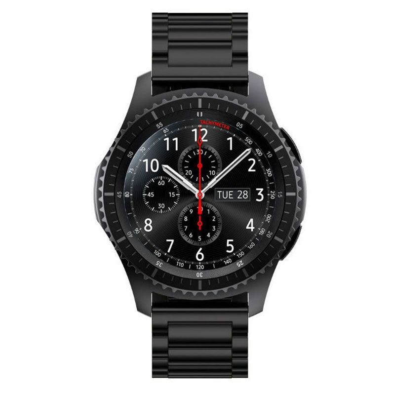 For Huawei Watch Fit mini / Watch B3 / B6 Quick Release Watch Strap Titanium Steel Watch Band 16mm Replacement Strap with Folding Clasp - Black