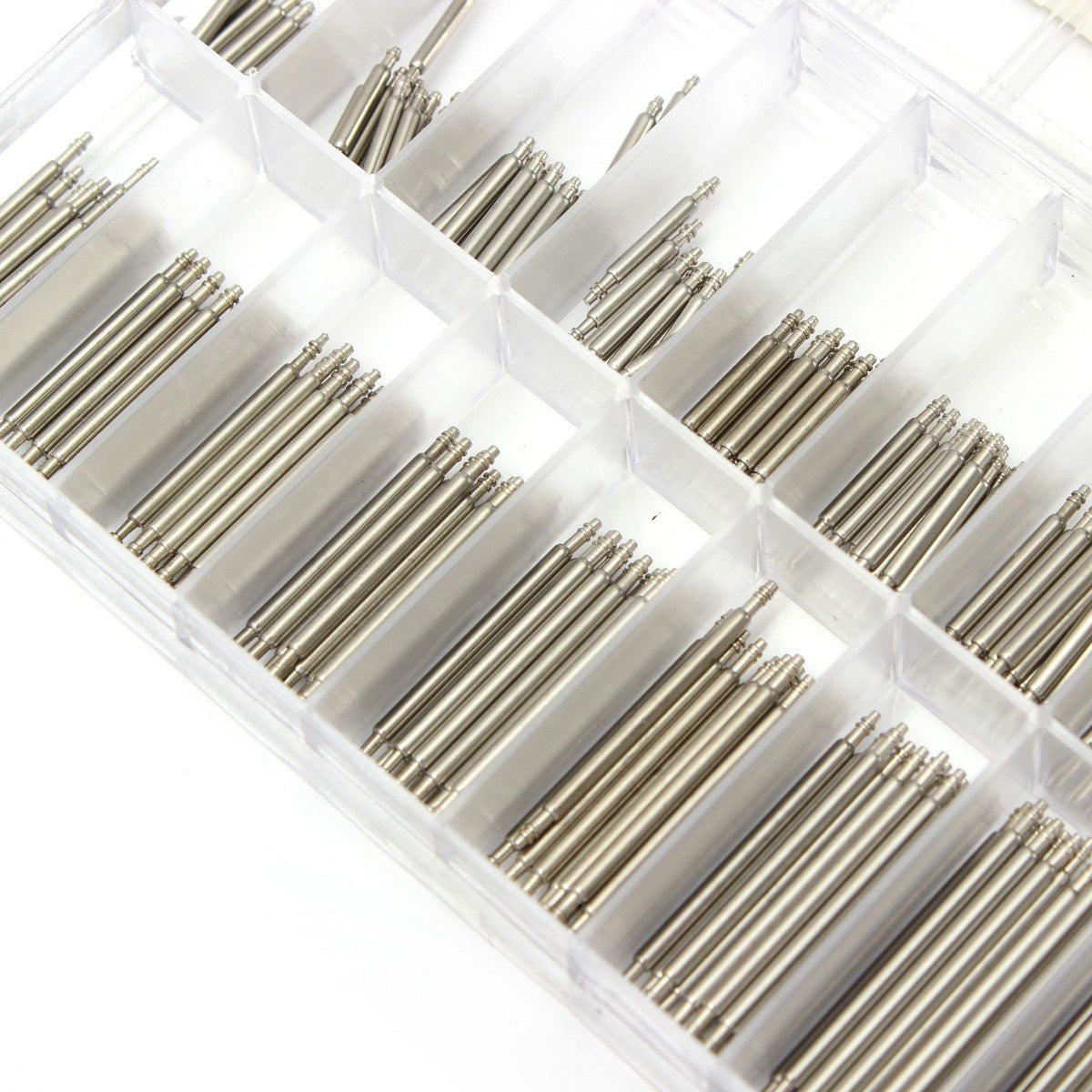 F08656 360Pcs 8-25mm Stainless Steel Watch Band Spring Bars Watch Repairing Strap Link Pins