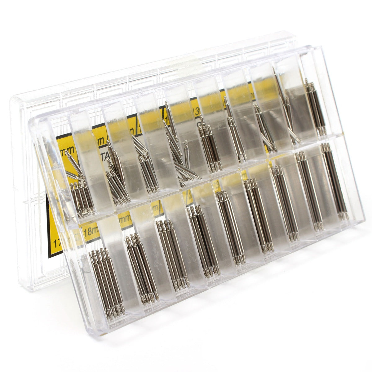 F08656 360Pcs 8-25mm Stainless Steel Watch Band Spring Bars Watch Repairing Strap Link Pins