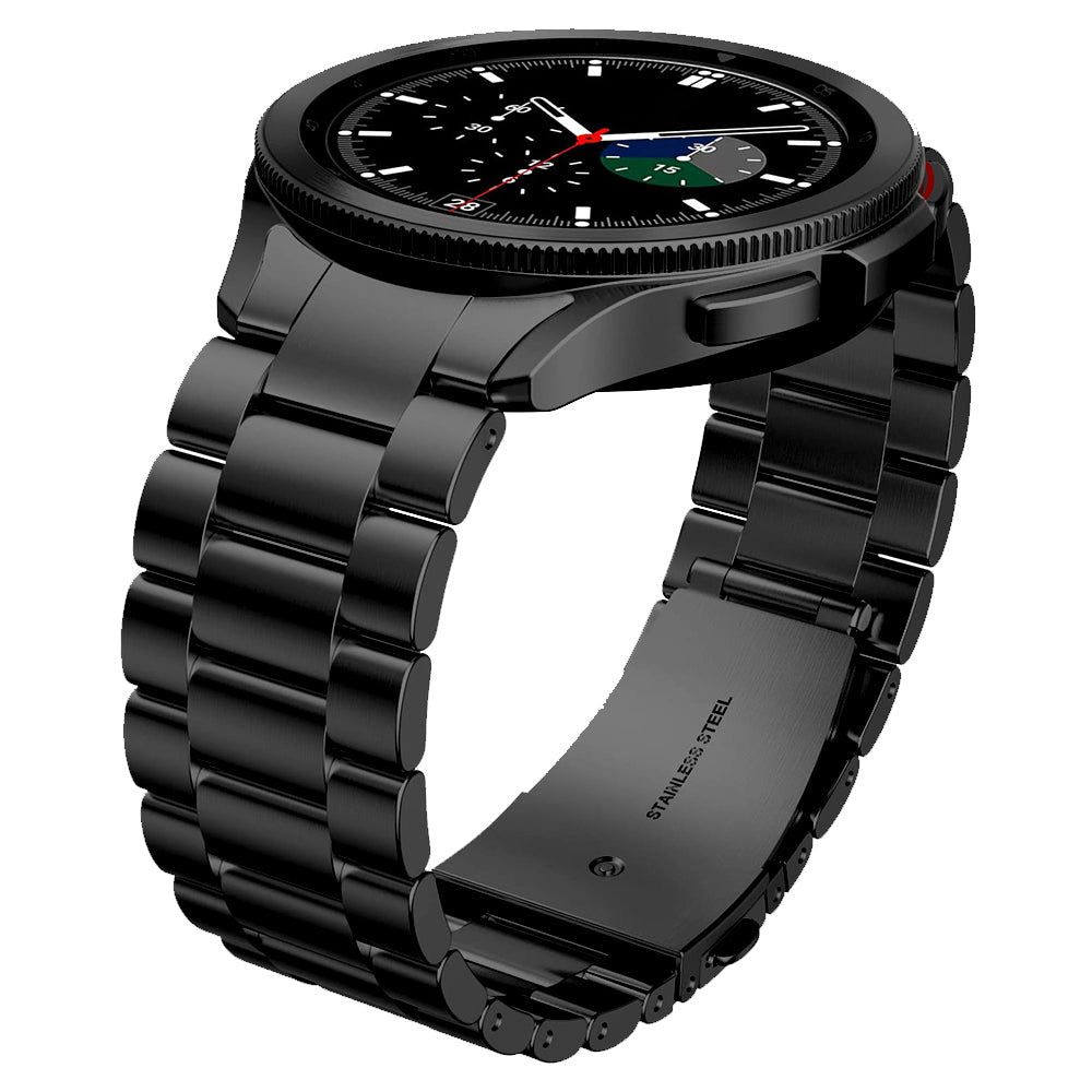 For Samsung Galaxy Watch6 40mm 44mm / Watch6 Classic 43mm 47mm / Watch 5 40mm 44mm / Watch4 40mm 44mm Watch Band Titanium Alloy Wrist Strap - Black