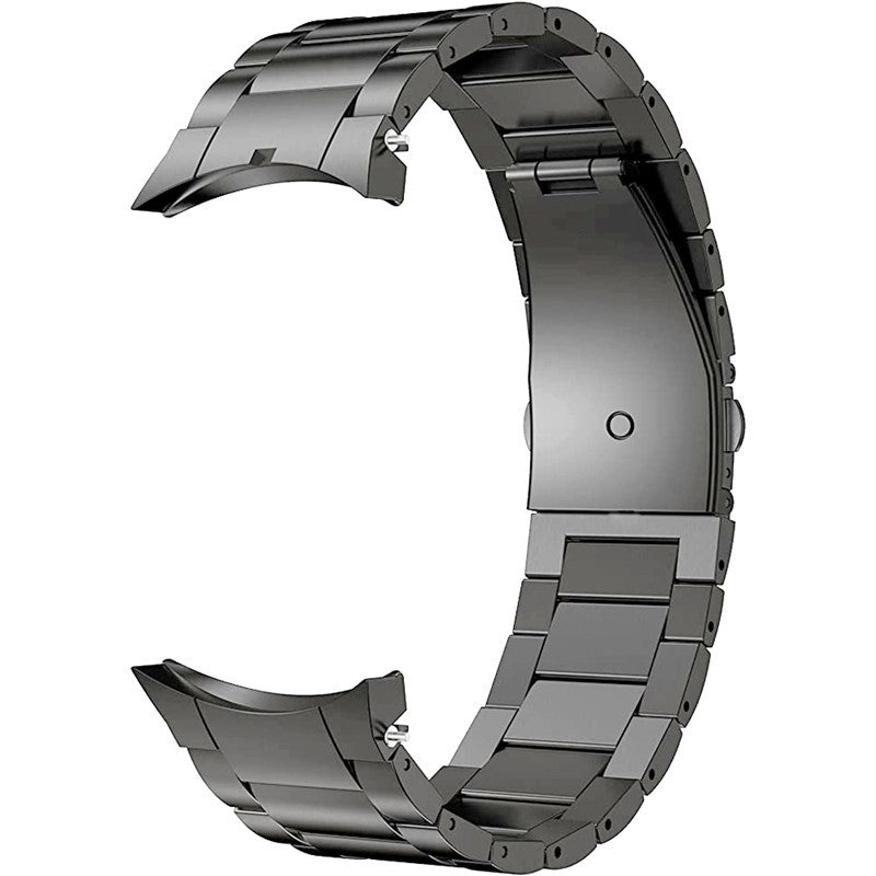 for Samsung Galaxy Watch6 40mm 44mm / Watch6 Classic 43mm 47mm / Watch 5 40mm 44mm / Watch4 40mm 44mm Watch Band Titanium Alloy Wrist Strap - Titanium Grey