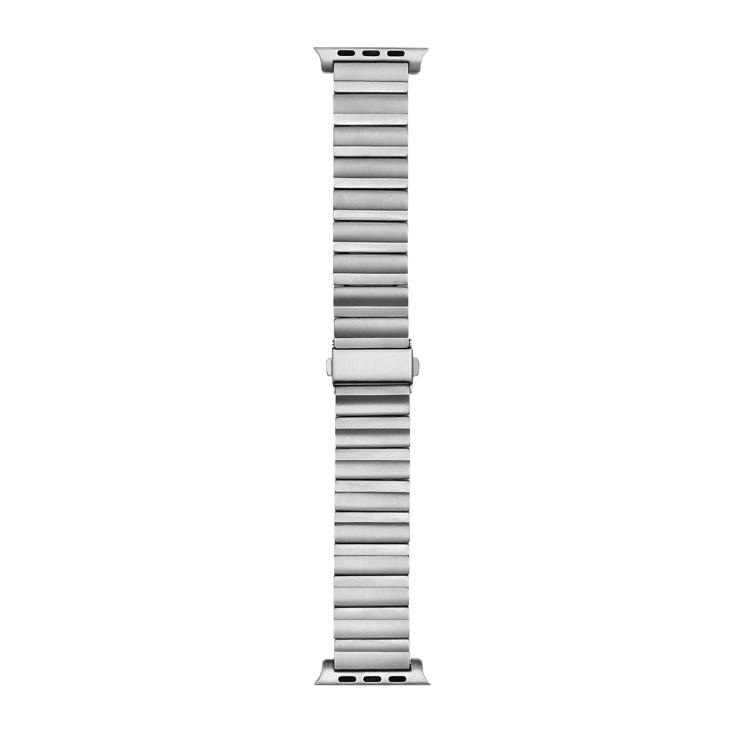 For Apple Watch Series 8 / 7 41mm / SE / SE (2022) / 4 / 5 / 6 40mm / 3 / 2 / 1 38mm Watch Band Titanium Alloy Wrist Strap - Silver