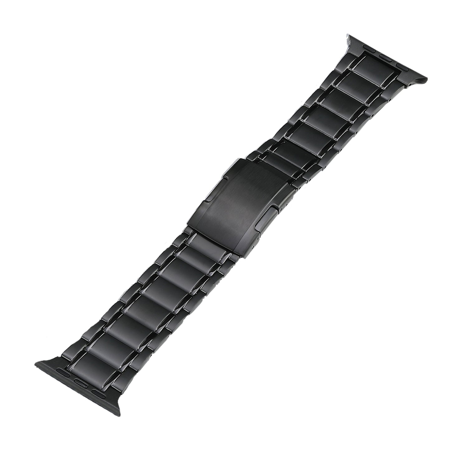For Apple Watch Series 8 / 7 41mm / 6 / 5 / 4 / SE / SE (2022) 40mm / 3 / 2 / 1 38mm Watch Band Titanium Steel Watch Strap - Black