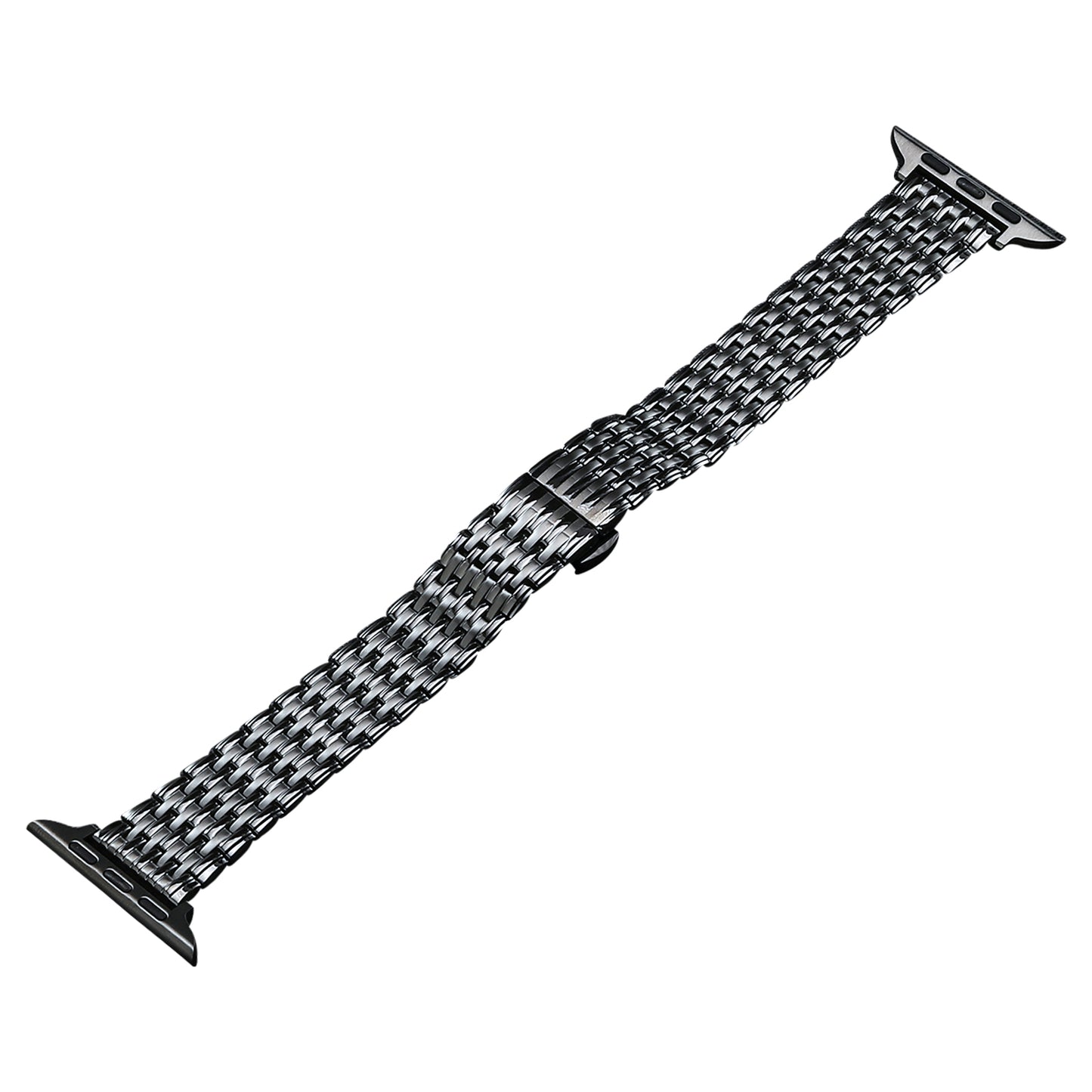 Uniqkart for Apple Watch Series 8 / 7 41mm / 6 5 4 SE (2022) SE 40mm / 3 2 1 38mm Stainless Steel Strap Replacement Watch Band - Grey
