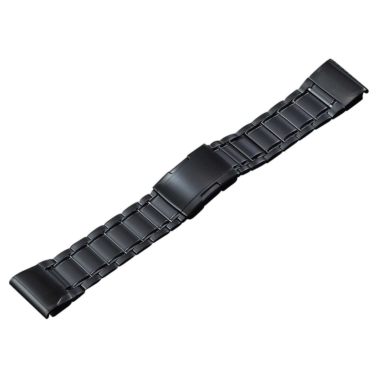Quick Release Watch Band for Garmin Tactix 7 Pro / Fenix 7X / 6X Pro , 26mm 5 Beads Titanium Steel Watch Strap - Black