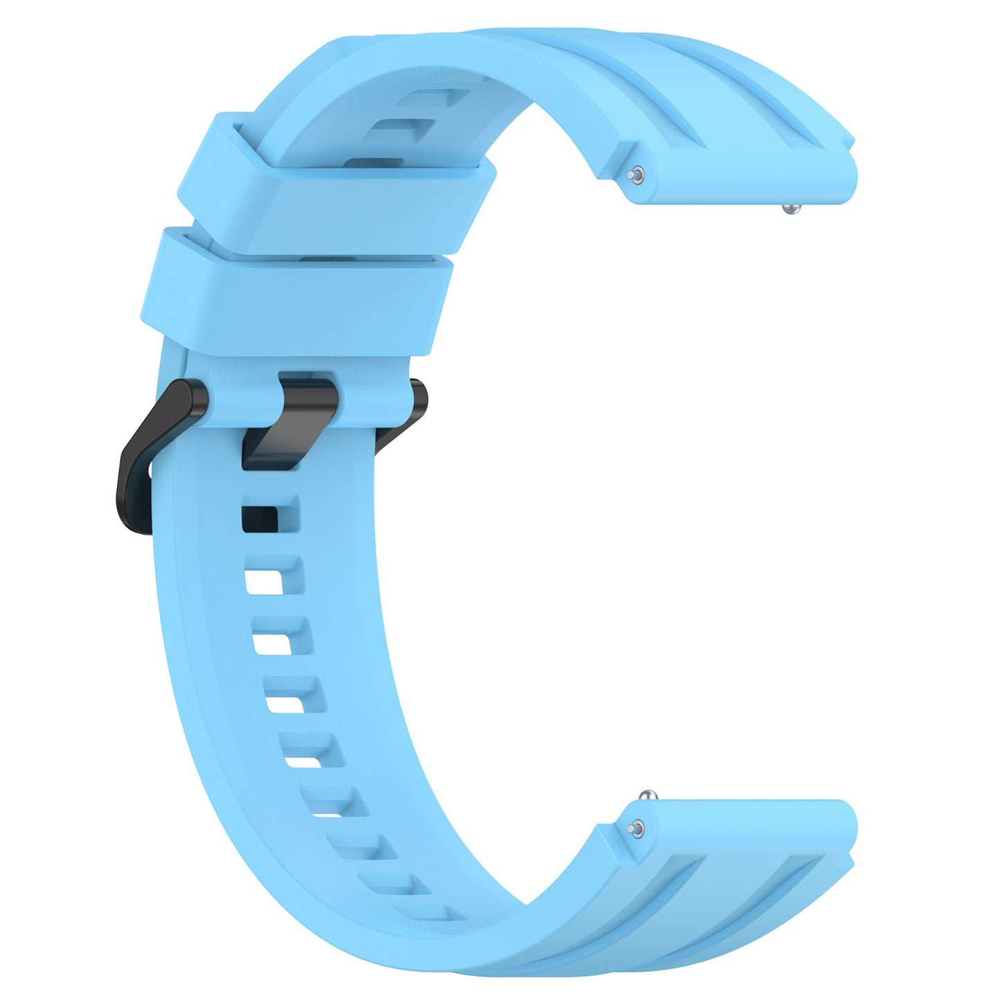 Silicone Watch Bands for Huawei Watch Ultimate , 22mm Replacement Strap Bracelet with Extension Strap - Sky Blue