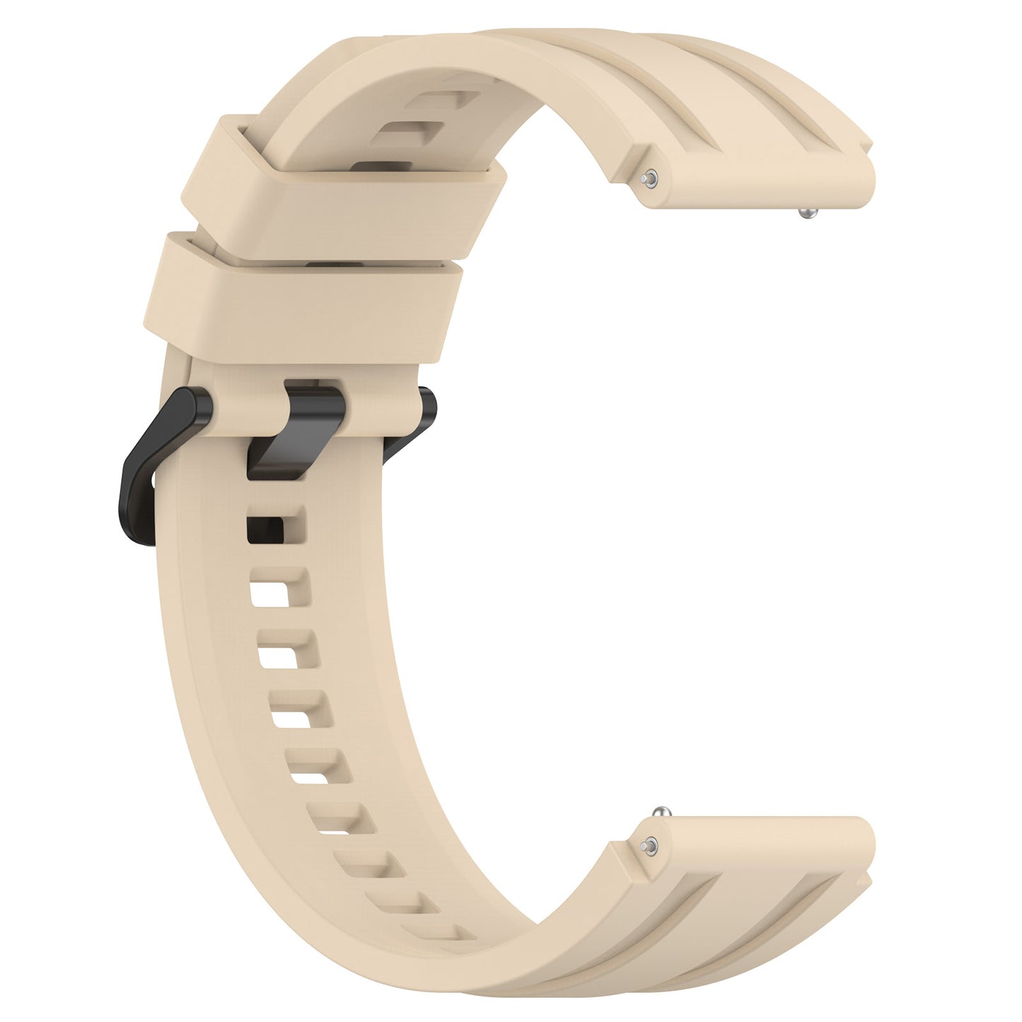 Silicone Watch Bands for Huawei Watch Ultimate , 22mm Replacement Strap Bracelet with Extension Strap - Khaiki