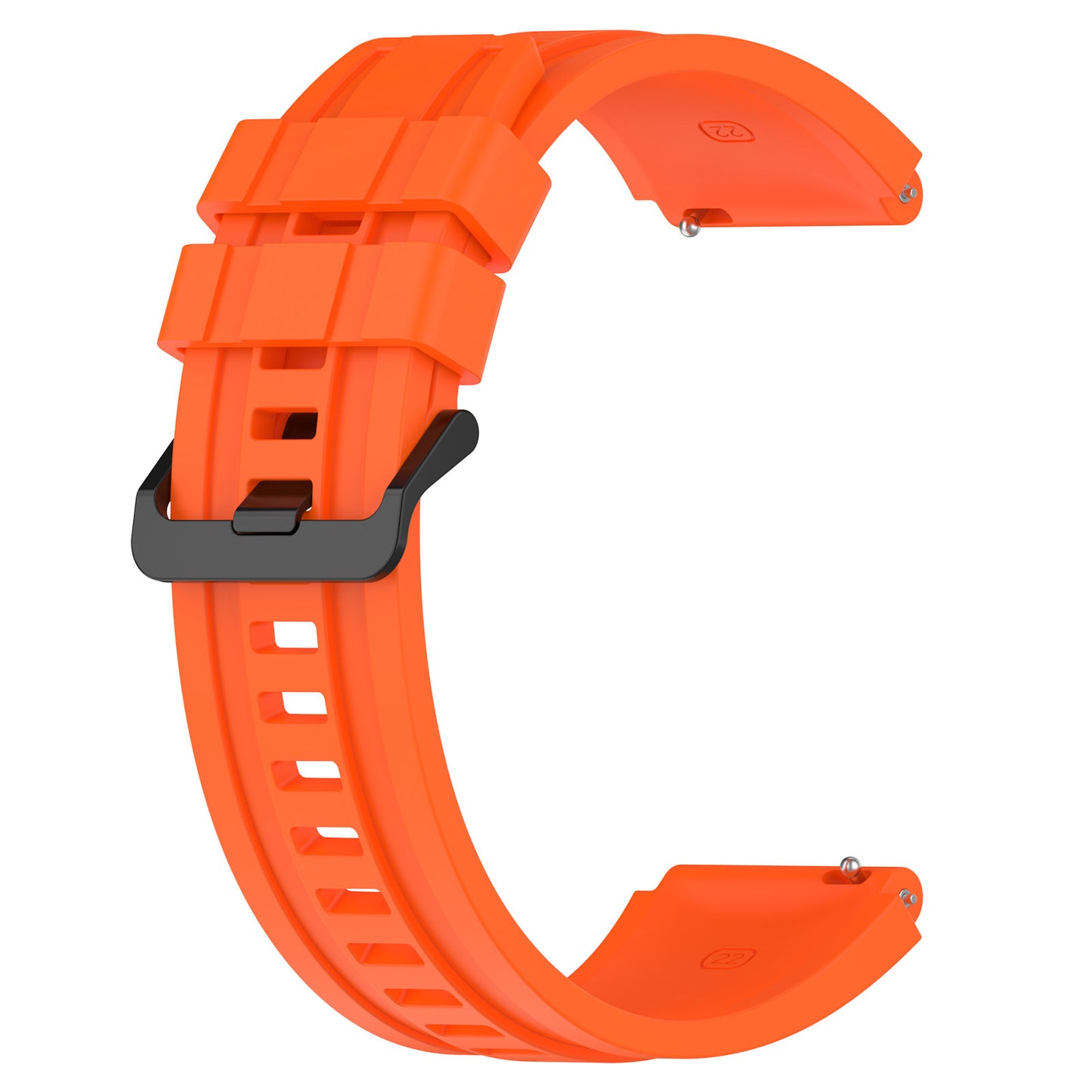 Silicone Watch Bands for Huawei Watch Ultimate , 22mm Replacement Strap Bracelet with Extension Strap - Orange