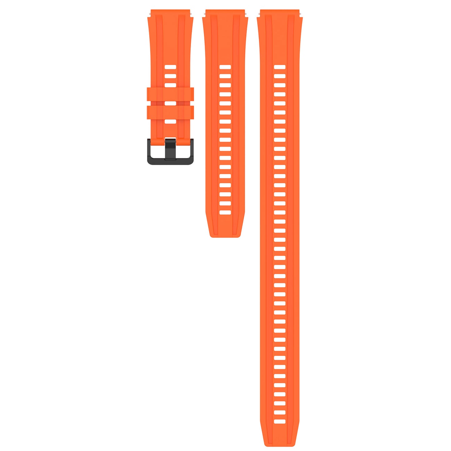 Silicone Watch Bands for Huawei Watch Ultimate , 22mm Replacement Strap Bracelet with Extension Strap - Orange