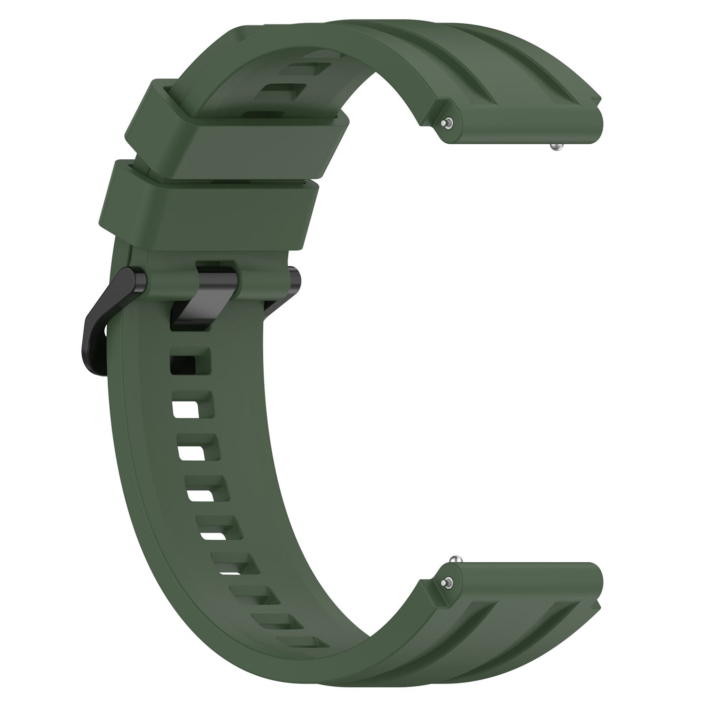 Silicone Watch Bands for Huawei Watch Ultimate , 22mm Replacement Strap Bracelet with Extension Strap - Dark Green