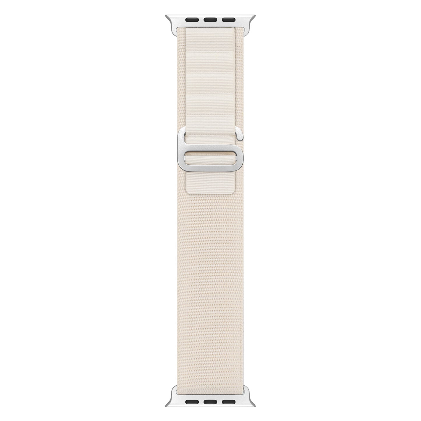 GS Series for Apple Watch Ultra 49mm / Series 8 7 45mm / 6 5 4 SE (2022) SE 44mm / 3 2 1 42mm Polyester Strap Replacement Watch Band - Starlight Color