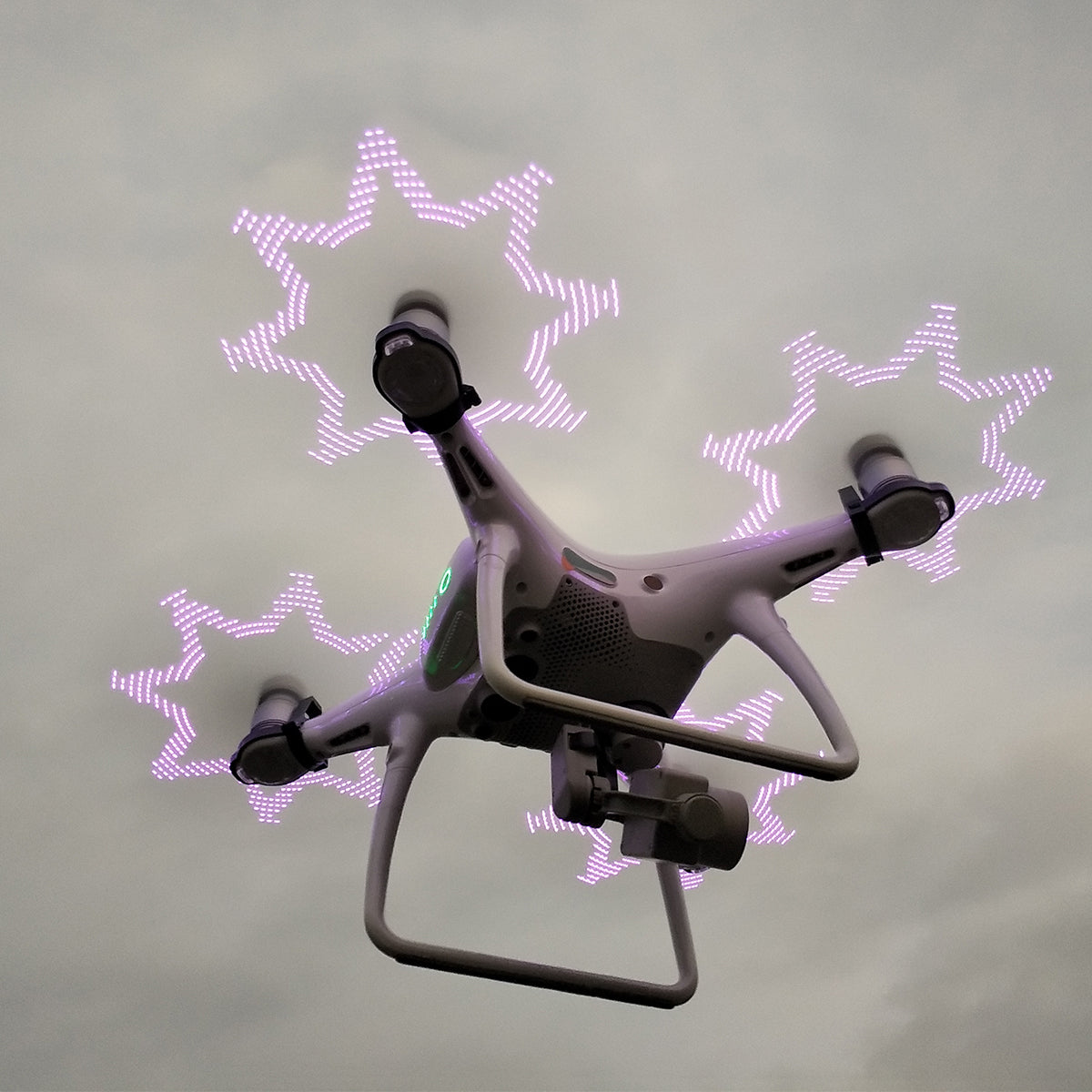 One Pair STARTRC LED Light Flash Word Low-Noise Propellers for DJI Phantom 4 Pro V2.0