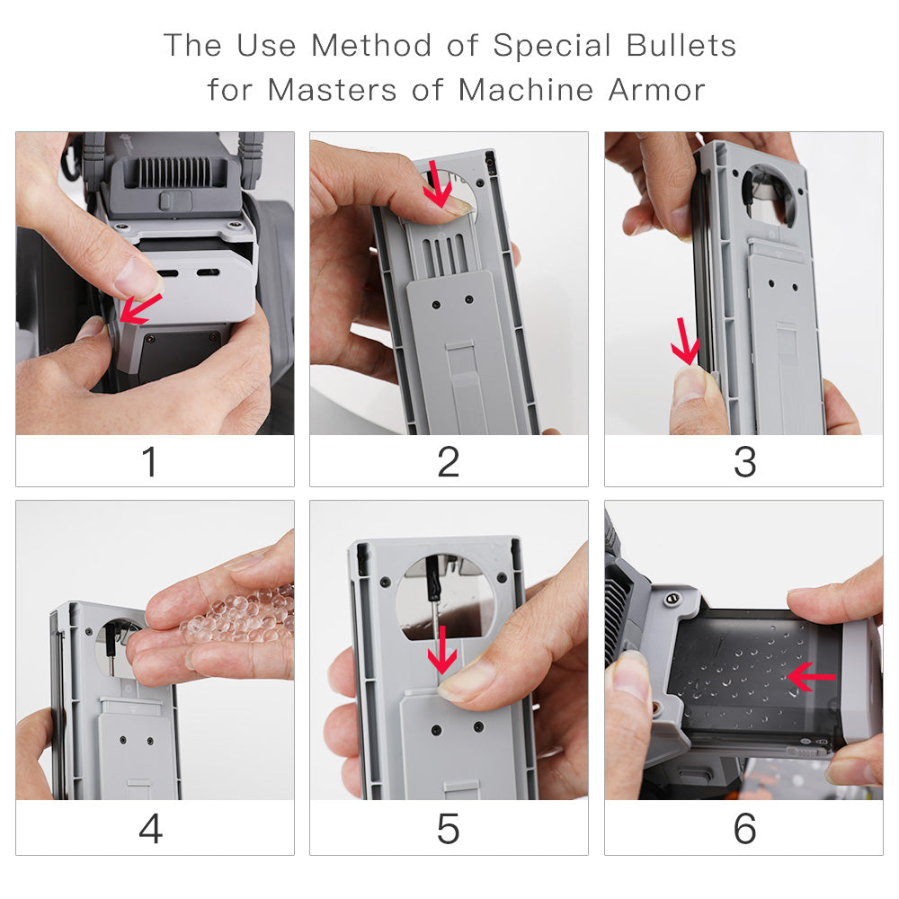 RCSTQ Special Water Bomb for DJI RoboMaster S1 Educational Robot - Transparent