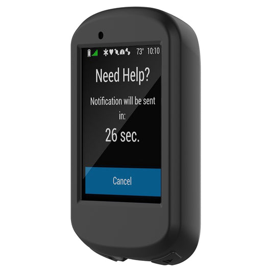 Soft Silicone Case for Garmin Edge 830 Bike GPS Computer Protective Cover - Black