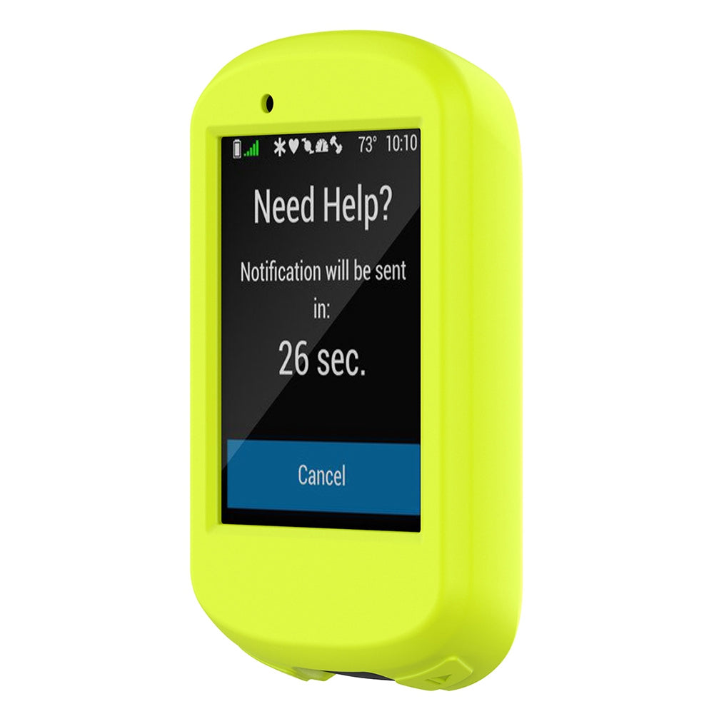 Soft Silicone Case for Garmin Edge 830 Bike GPS Computer Protective Cover - Yellowgreen