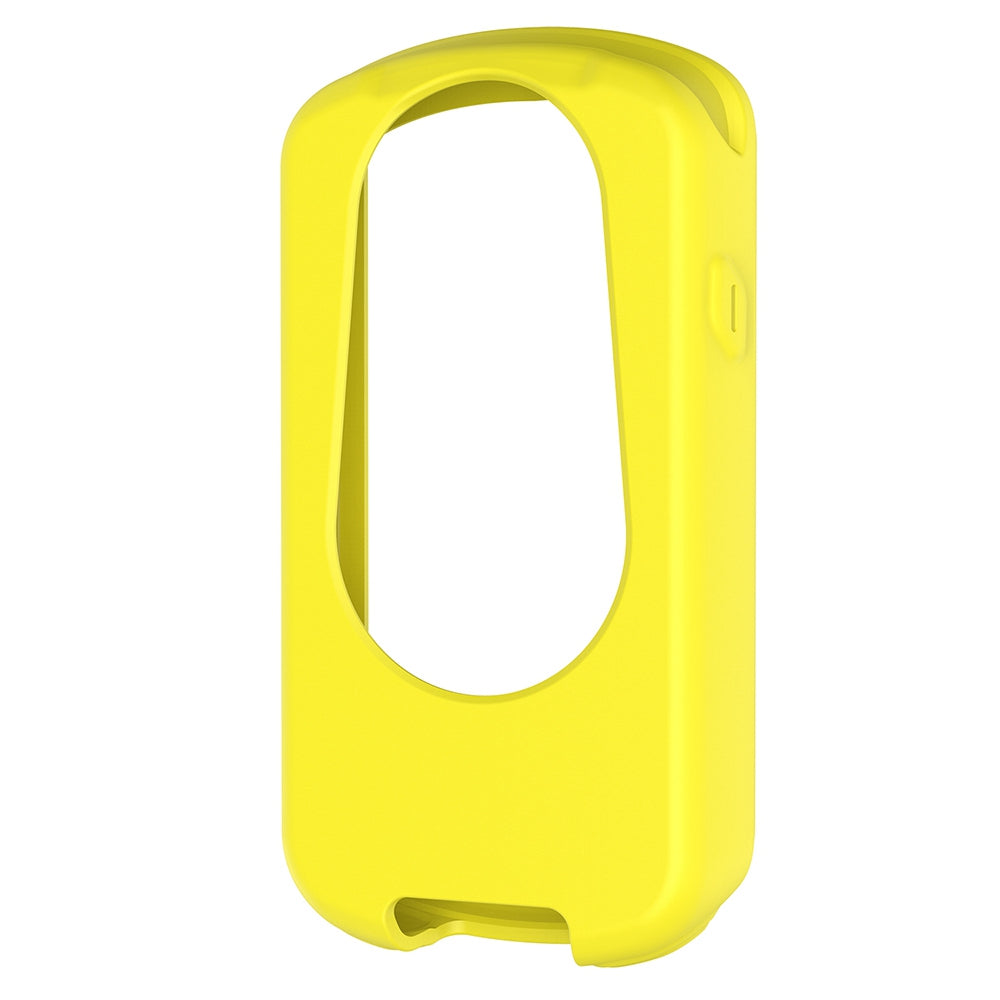 Uniqkart for Garmin Edge 1030 Plus/1030 Soft Silicone Case Bike GPS Computer Protective Cover - Yellow