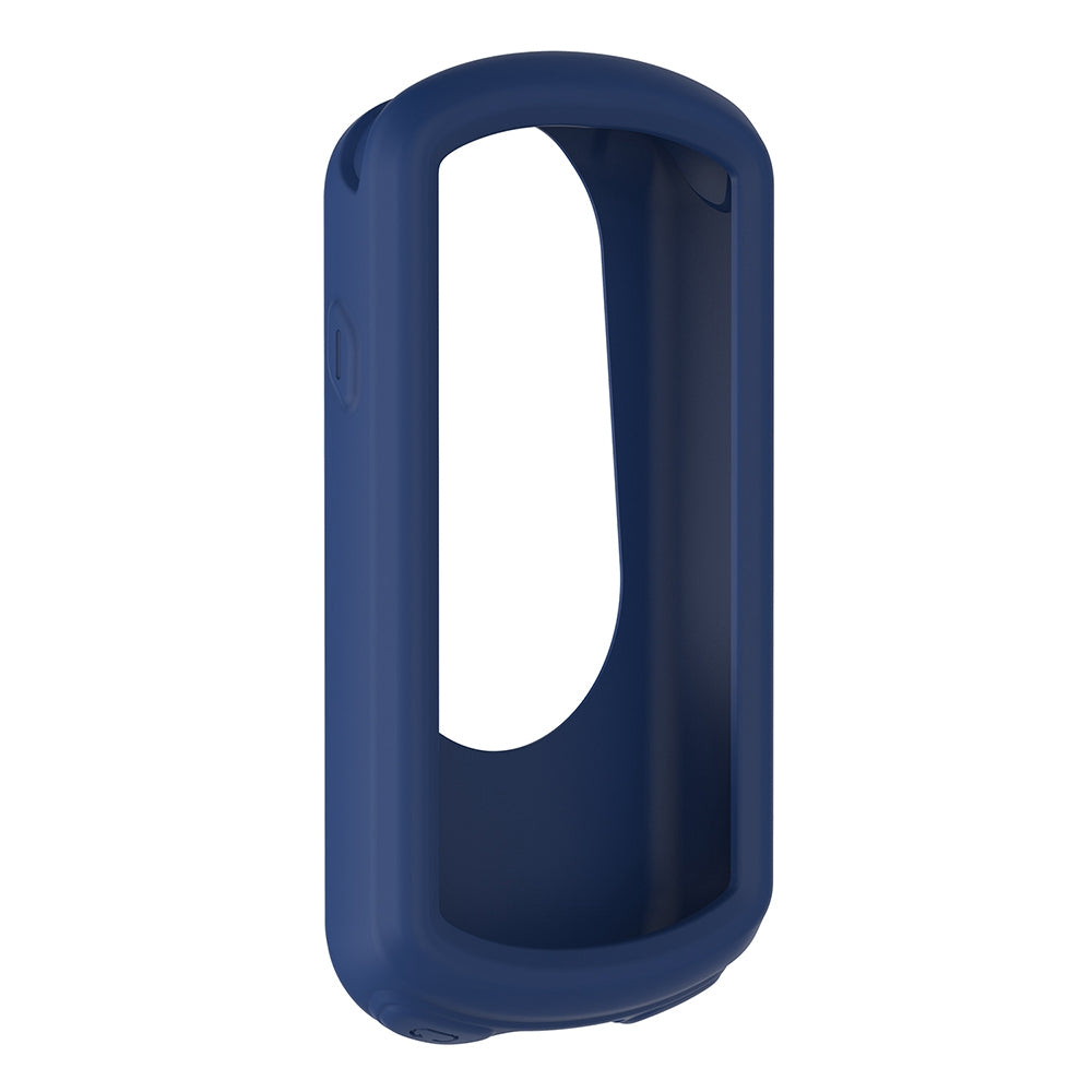 Uniqkart for Garmin Edge 1030 Plus/1030 Soft Silicone Case Bike GPS Computer Protective Cover - Dark Blue