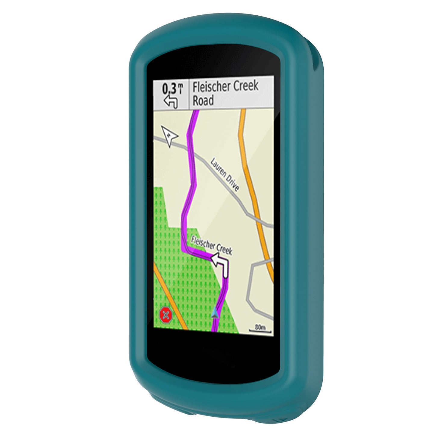 Uniqkart for Garmin Edge 1030 Plus/1030 Soft Silicone Case Bike GPS Computer Protective Cover - Green