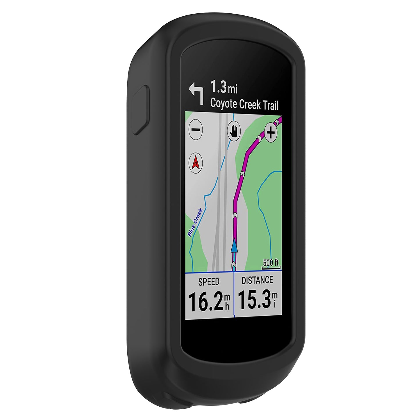 For Garmin Explore 2 Bike GPS Computer Anti-drop Protective Cover Soft Silicone Case - Black
