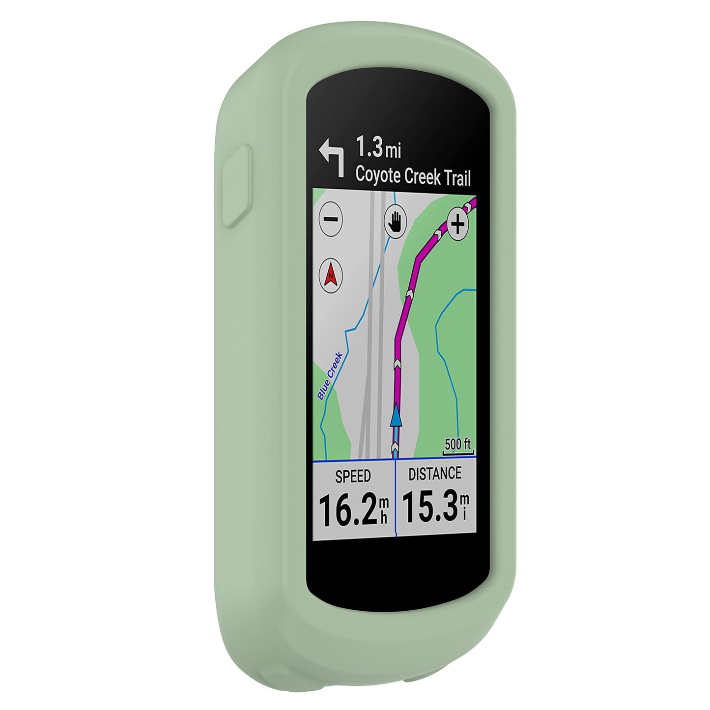 For Garmin Explore 2 Bike GPS Computer Anti-drop Protective Cover Soft Silicone Case - Green
