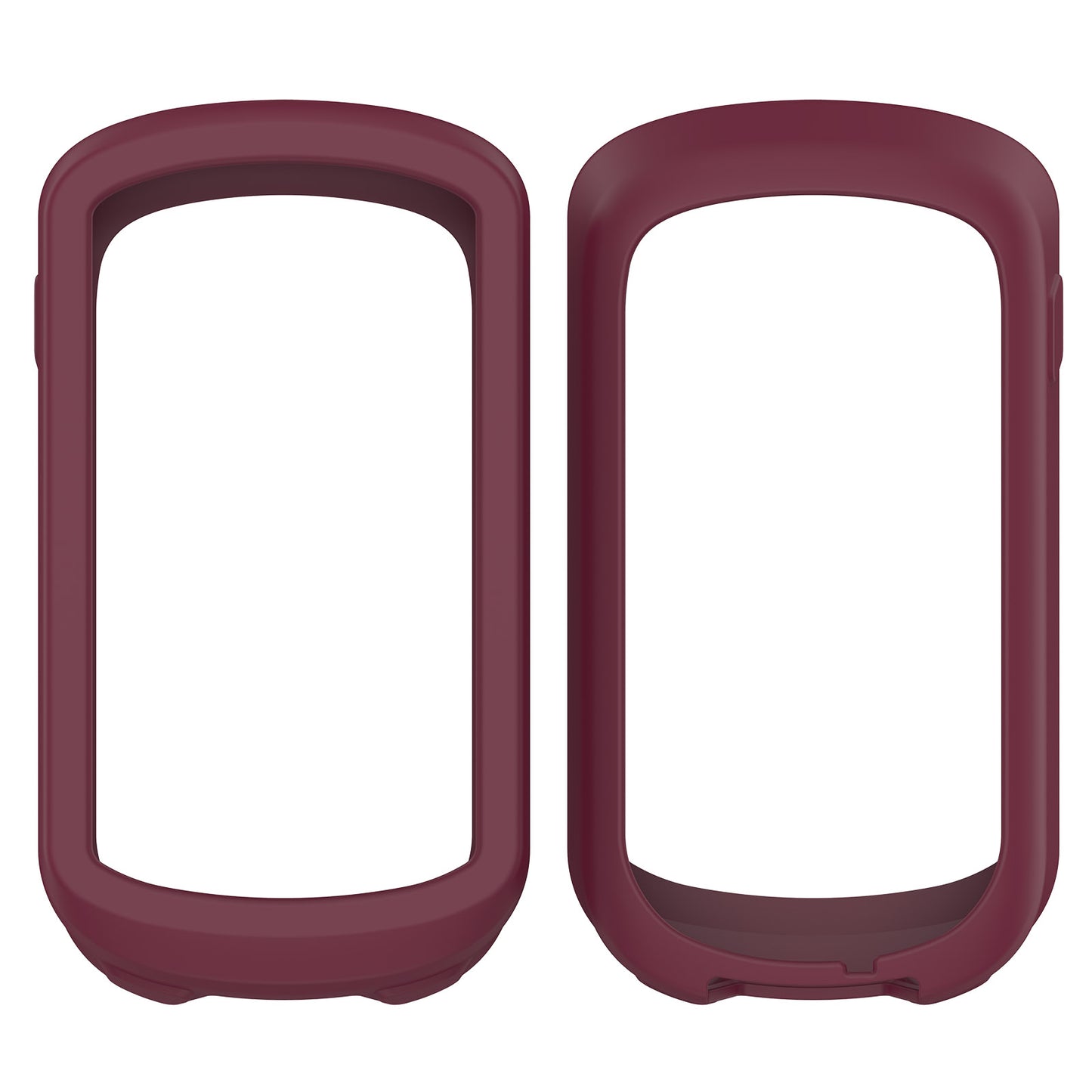 Uniqkart for Garmin Explore 2 Bike GPS Computer Anti-drop Protective Cover Soft Silicone Case - Wine Red