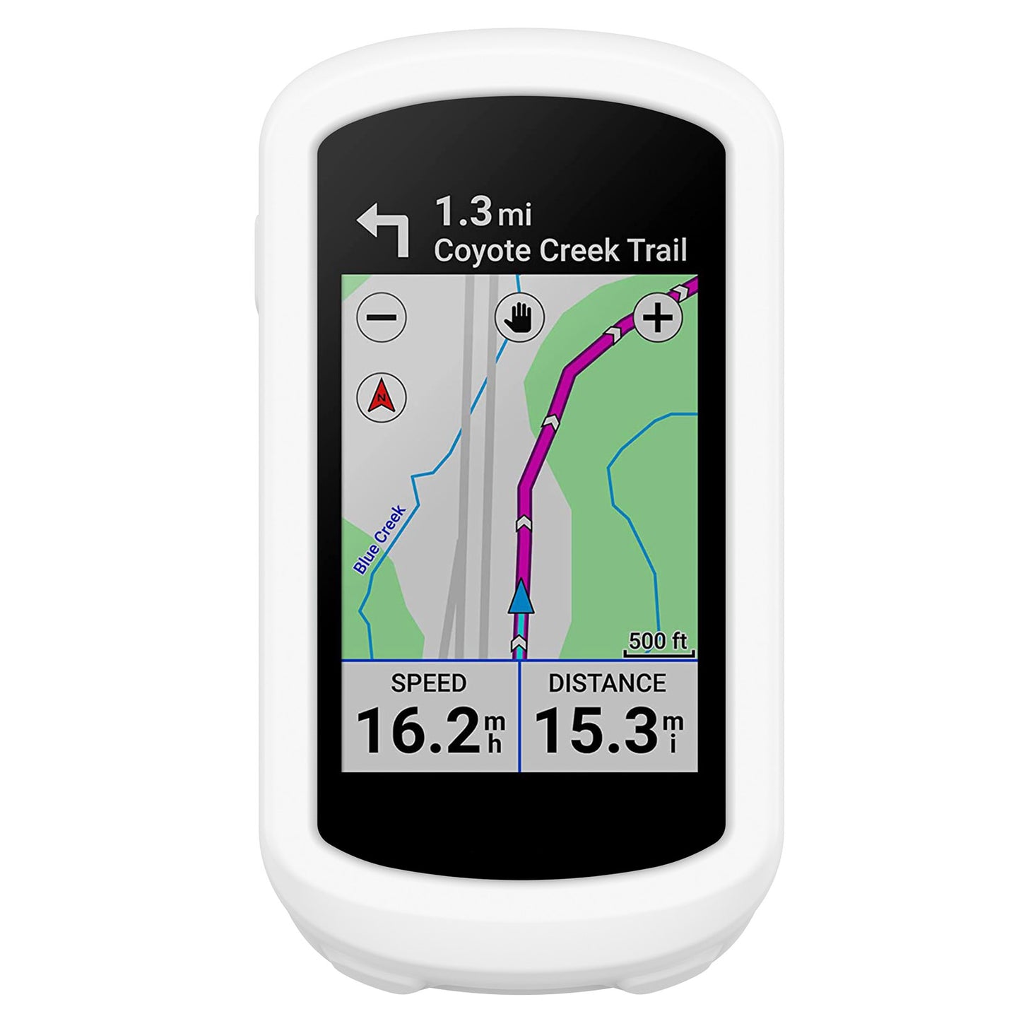 For Garmin Explore 2 Bike GPS Computer Anti-drop Protective Cover Soft Silicone Case - White