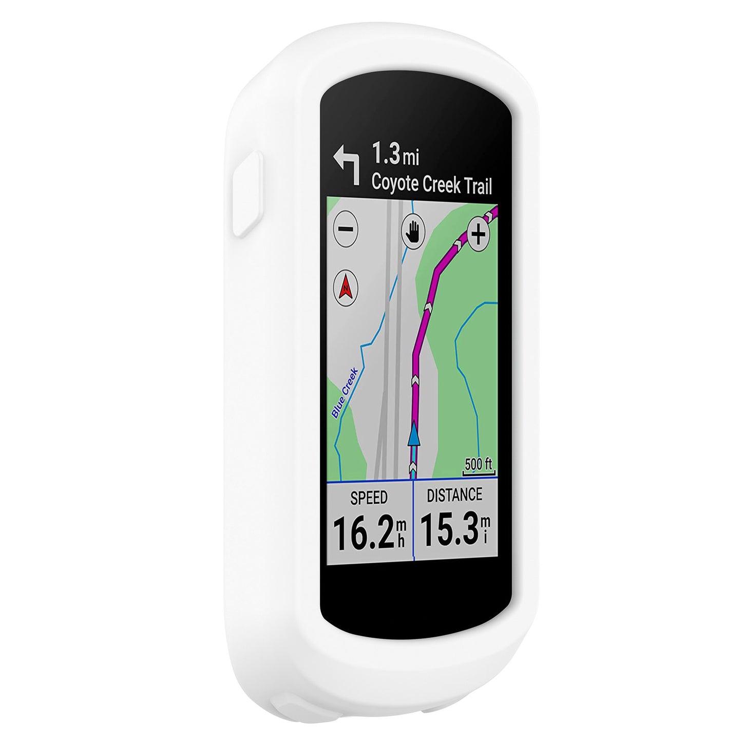 For Garmin Explore 2 Bike GPS Computer Anti-drop Protective Cover Soft Silicone Case - White