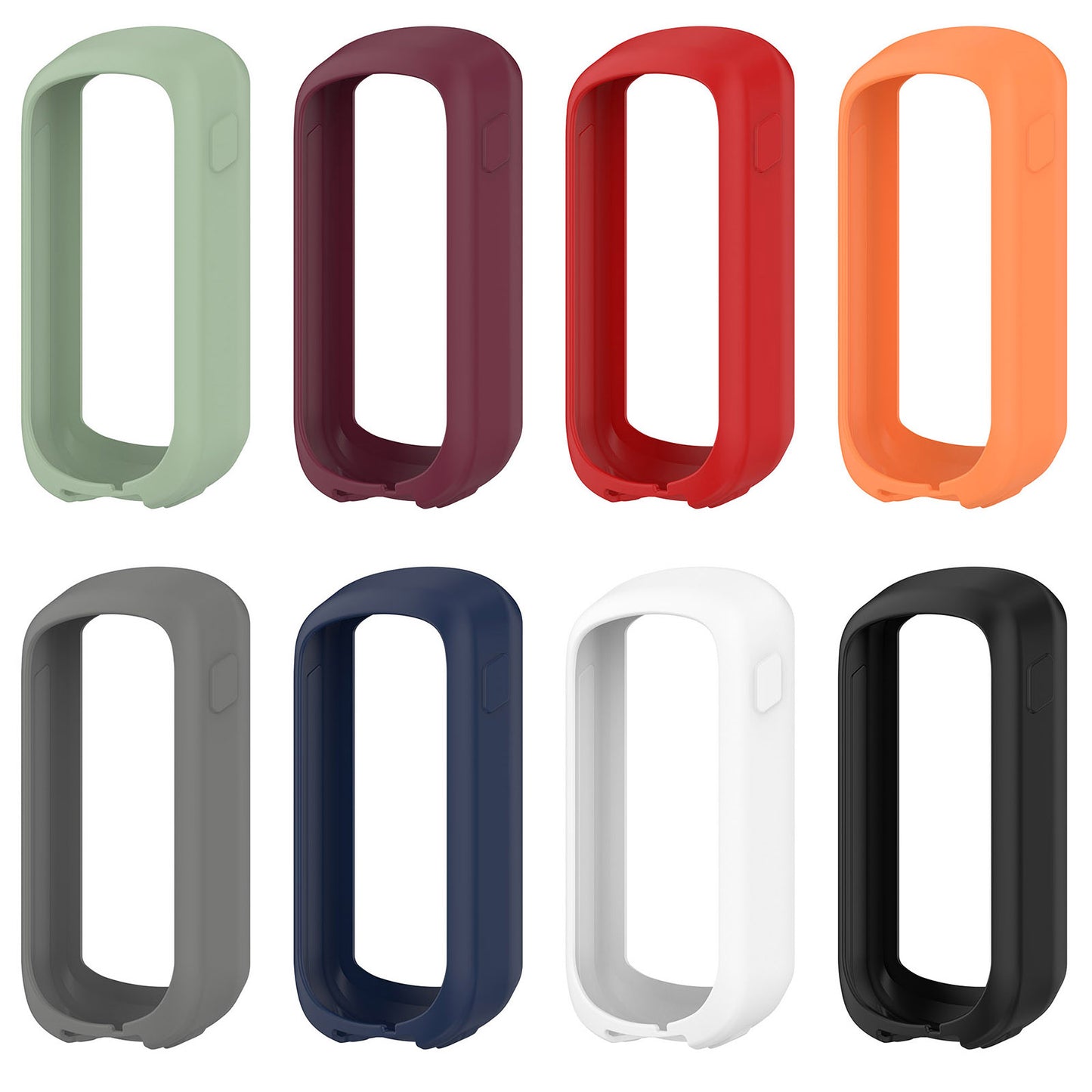 Uniqkart for Garmin Explore 2 Bike GPS Computer Anti-drop Protective Cover Soft Silicone Case - Orange