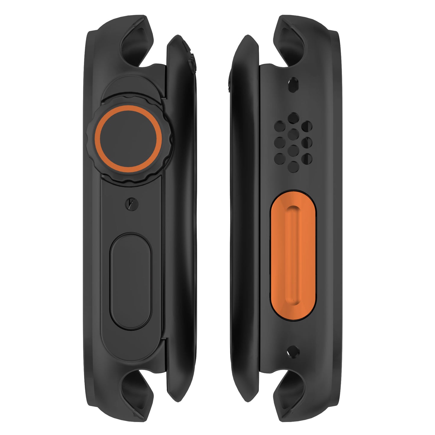 Waterproof Case for Apple Watch Series 6 5 4 SE (2022) SE 44mm , Hard PC Full Protective Cover with Tempered Glass Screen Protector - Black