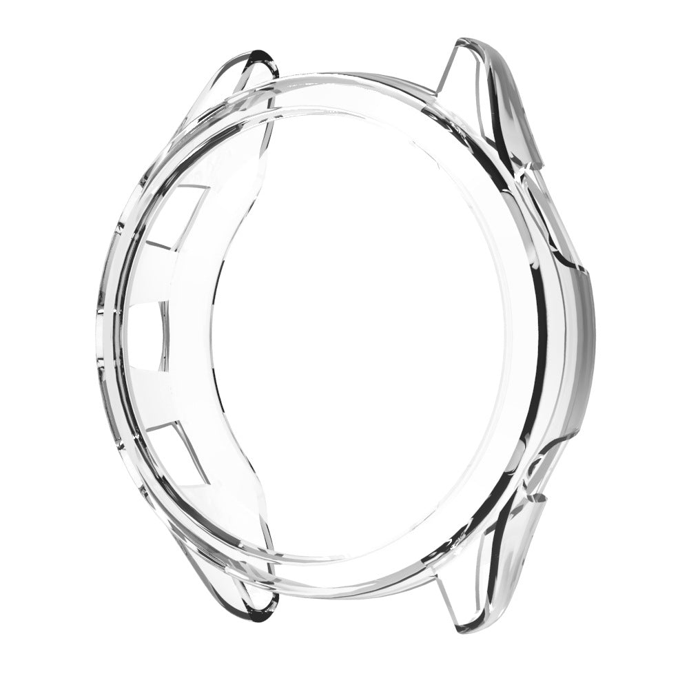 Uniqkart for Garmin Forerunner 265 TPU Watch Case Anti-collision Hollow Protective Frame - Transparent