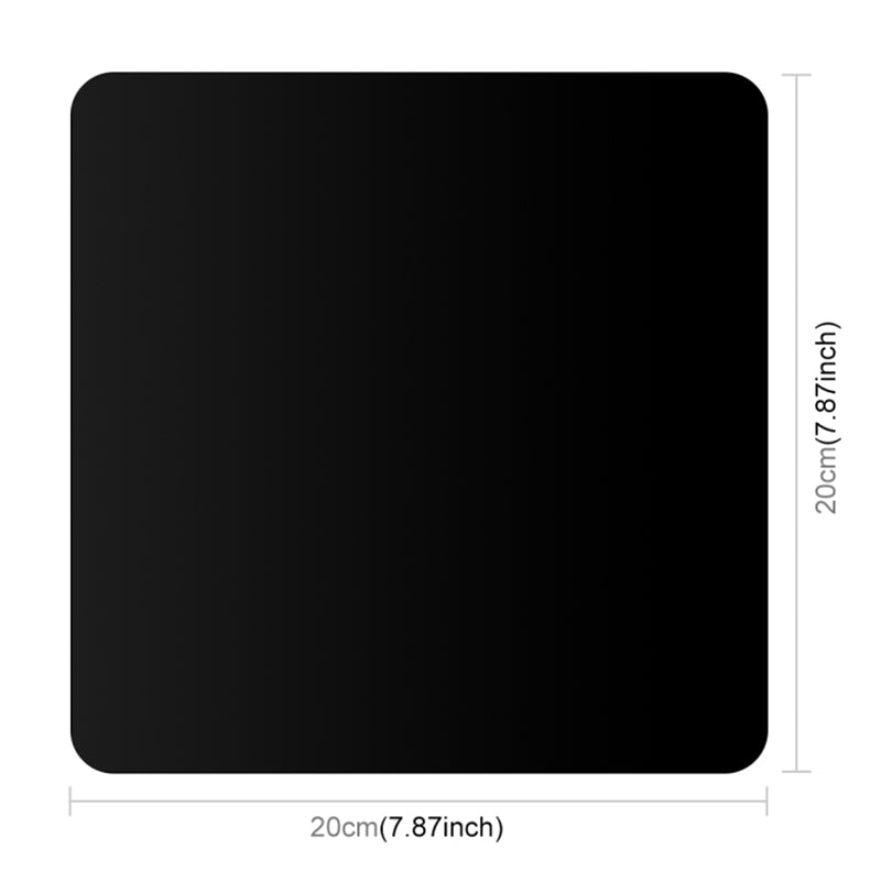 Puluz PU5320 20CM Acrylic Photography Reflection Board Background Board Photography Accessory - Black