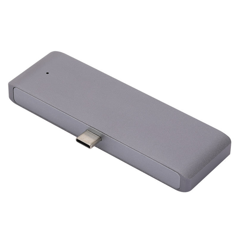 4 in 1 USB C Hub Aluminum Alloy USB C Docking Station Multiport Adapter for iPad Pro