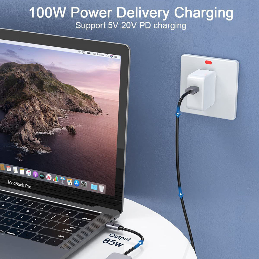 UH03-1 3 in 1 Docking Station Multifunction Type-C Hub Adapter USB-C to HD / PD 100W / USB Converter