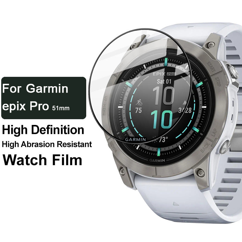 IMAK Screen Protector for Garmin epix Pro (Gen 2) 51mm Super Clear PMMA Smartwatch Screen Film