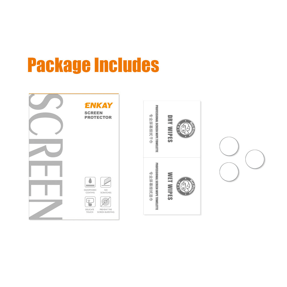 Uniqkart 3Pcs / Group For iPhone 15 Pro / 15 Pro Max 0.2mm 9H High Aluminum-silicon Glass Back Camera Lens Protector Anti-scratch Film