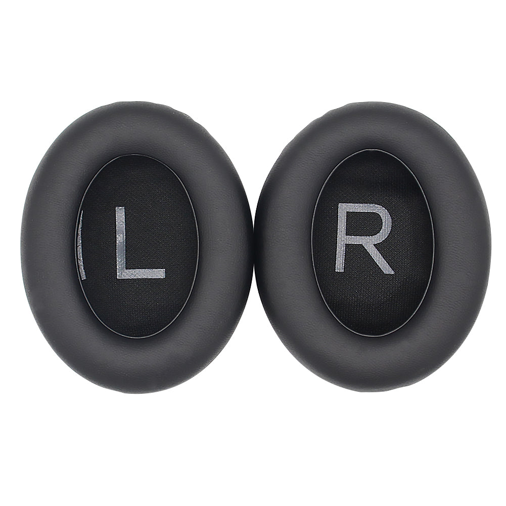 1 Pair Replacement Protein Leather Earpads Ear Cushions Ear Pads for Bose 700/NC700 Bluetooth Headphone - Black