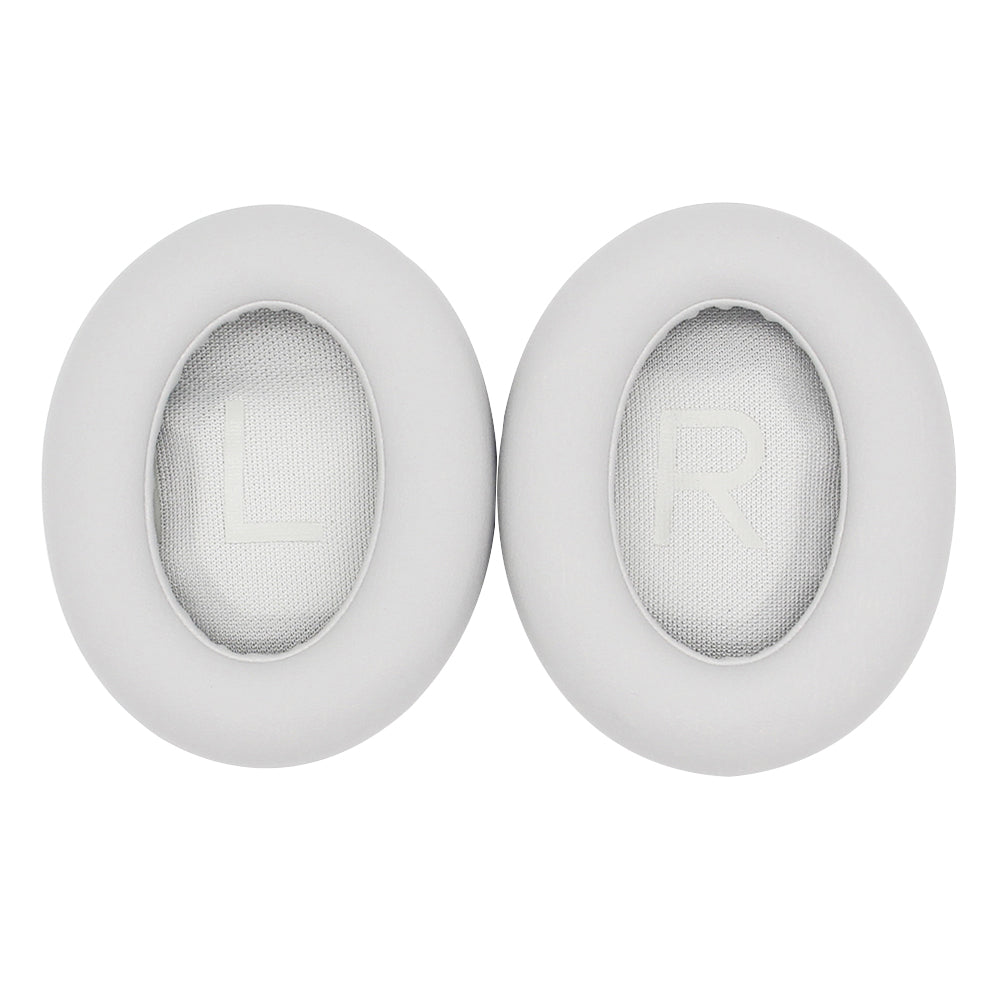1 Pair Replacement Protein Leather Earpads Ear Cushions Ear Pads for Bose 700/NC700 Bluetooth Headphone - White