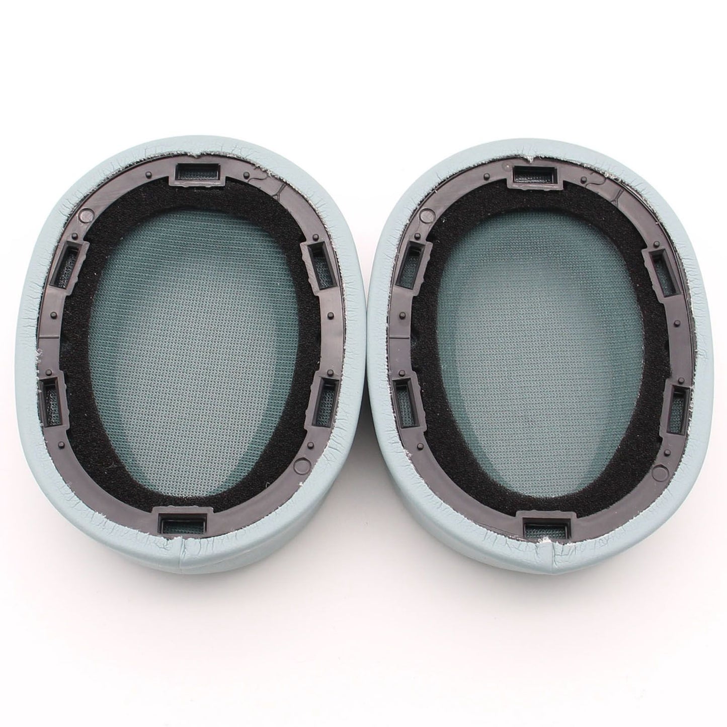 JZF-188 1 Pair Replacement Leather Earpads Ear Cushions for Sony MDR-100ABN WH-H900N Wireless Headphone - Cyan