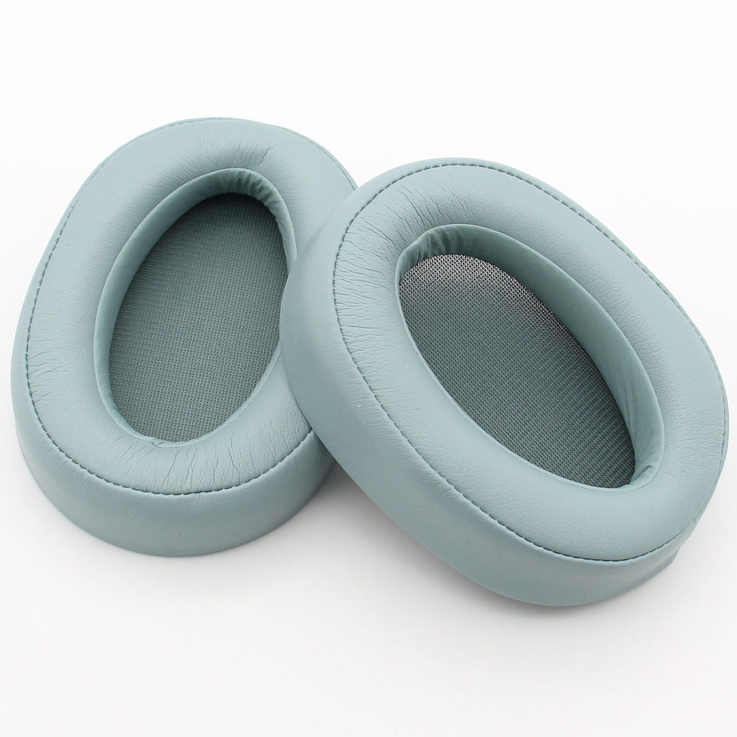 JZF-188 1 Pair Replacement Leather Earpads Ear Cushions for Sony MDR-100ABN WH-H900N Wireless Headphone - Cyan